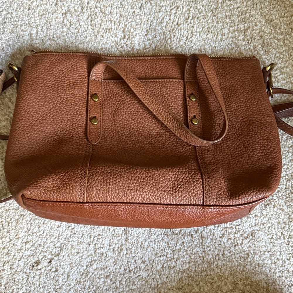 Fossil Brown Leather Bag - Picture 4 of 5